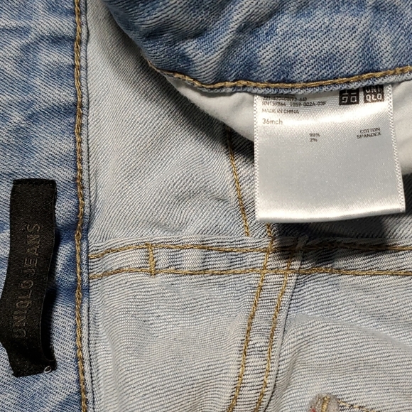 Uniqlo JEANS SIZE  W 36 HI RISE - Picture 3 of 5